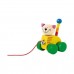 Selecta jouet à tirer chat tinka jouet en bois  multicolore Selecta    204494